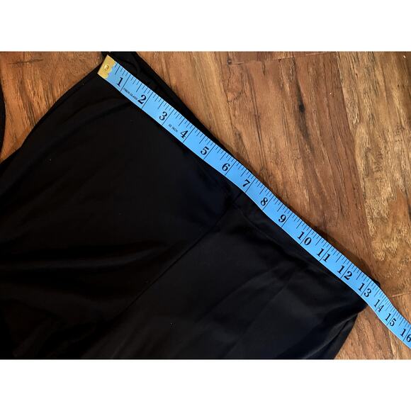 ROBERTO CAVALLI Side Drawstring Pant SLIGHT FLARE Size 42 XS Black BEACH LOUNGE - Picture 9 of 12